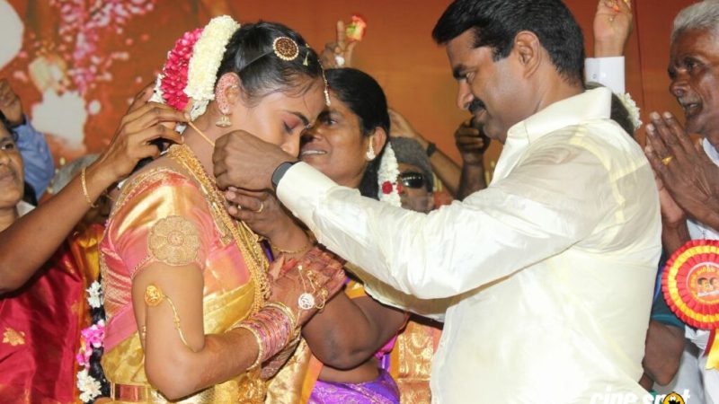சீமான்–கயல்விழி திருமணம் சென்னையில் இன்று நடந்தது! மினி ஆல்பம்!!