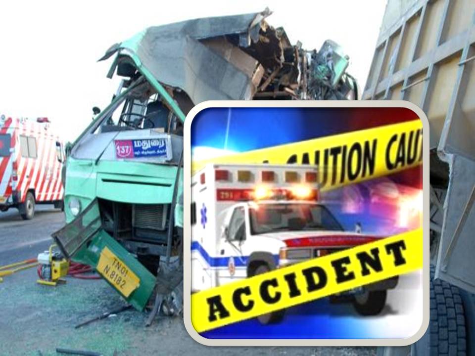 மதுரை: கவர்மெண்ட் பஸ்  விபத்தில் 17 பேர் பலி: நிவாரண உதவி + அவசர உதவி எண்கள் அறிவிப்பு