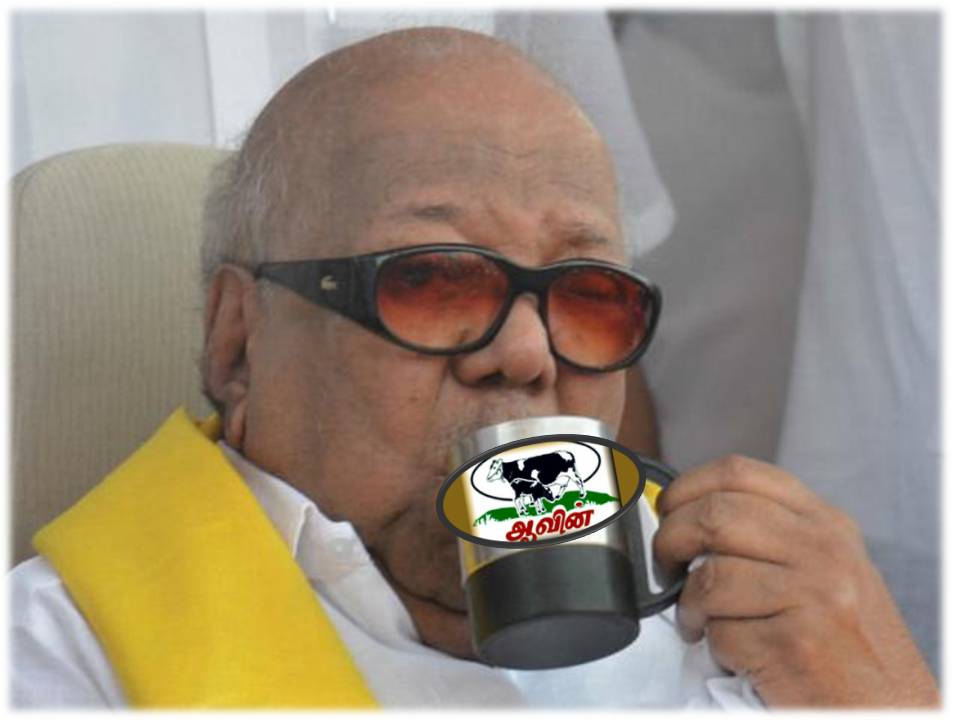 ஆவின் பால் வியாபாரத்தை அதிமுக கண்டுக்க மாட்டேங்குதே ! – கருணாநிதி கவலை