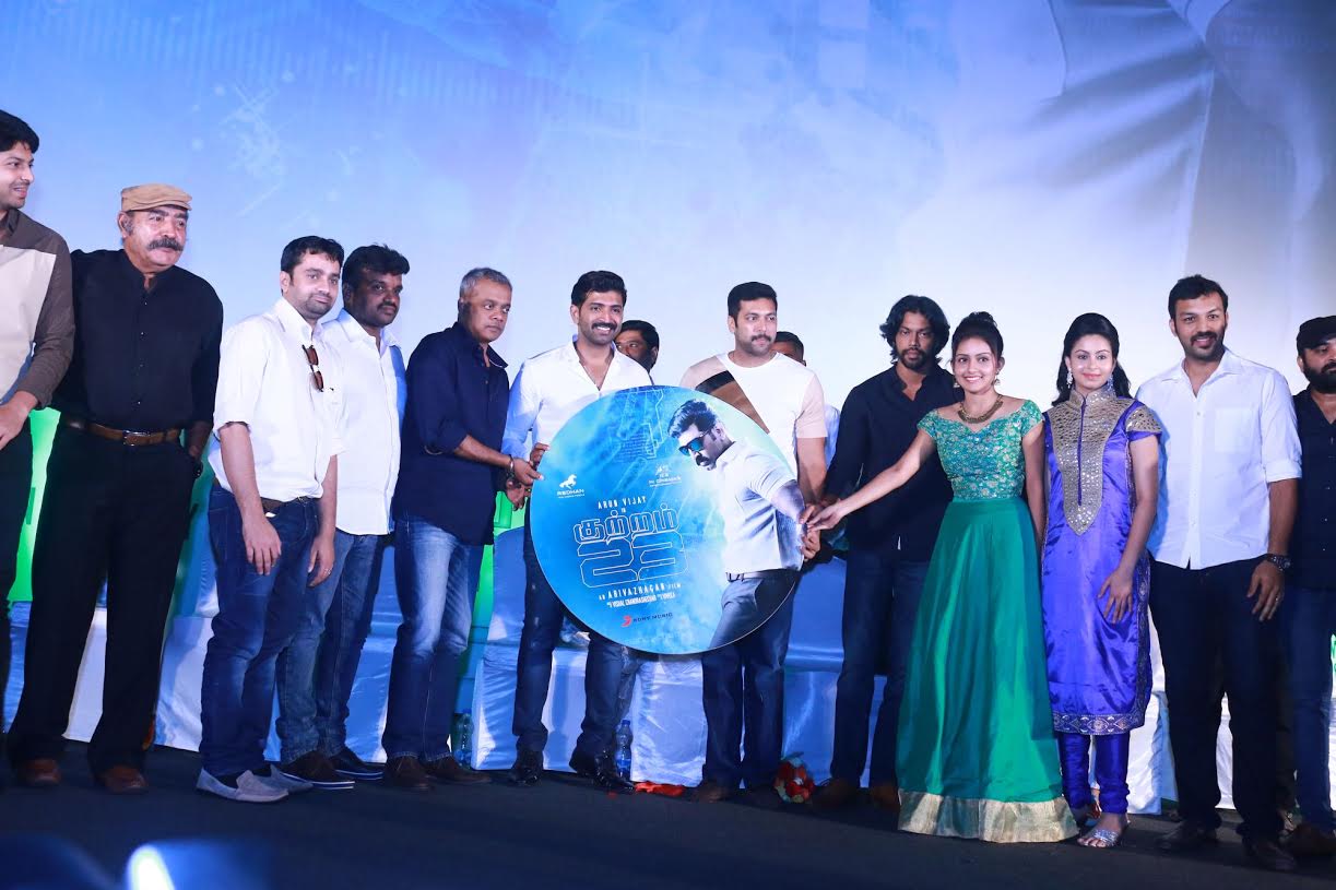 அருண் விஜய்  நடித்த ‘குற்றம் 23’ படத்தின் இசை மற்றும் டிரைலர் ரிலீஸ்!
