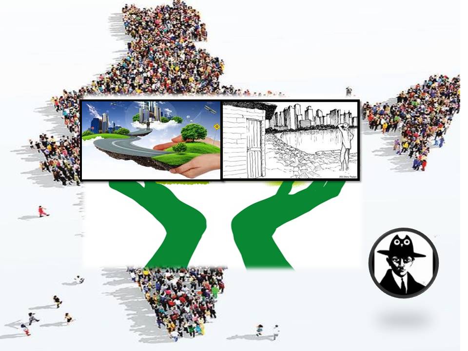 நம்ம இந்தியாவிற்கு நவீன நகரங்கள் (ஸ்மார்ட் சிட்டி) தேவையில்லை. நவீன கிராமங்கள்தான் தேவை!