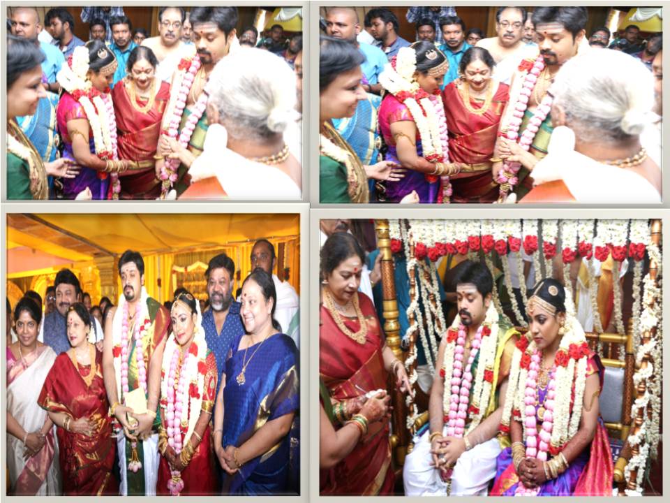 நடிகை ஜெயசித்ரா  மகன் அம்ரீஷ் –  கீர்த்தி ஹனுஷா  திருமண ஸ்டில்ஸ்