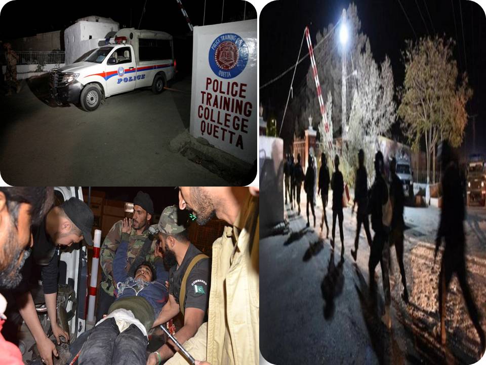 பாகிஸ்தானில் போலீஸ் டிரெயினிங் மையத்தில் தீவிரவாத தாக்குதல்: பயிற்சிக் காவலர்கள் 41 பேர் படுகொலை