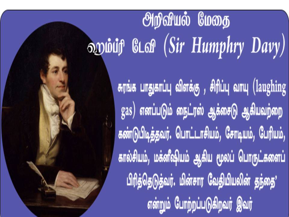 சர் ஹம்பிரி டேவி பர்த் டே டு டே!