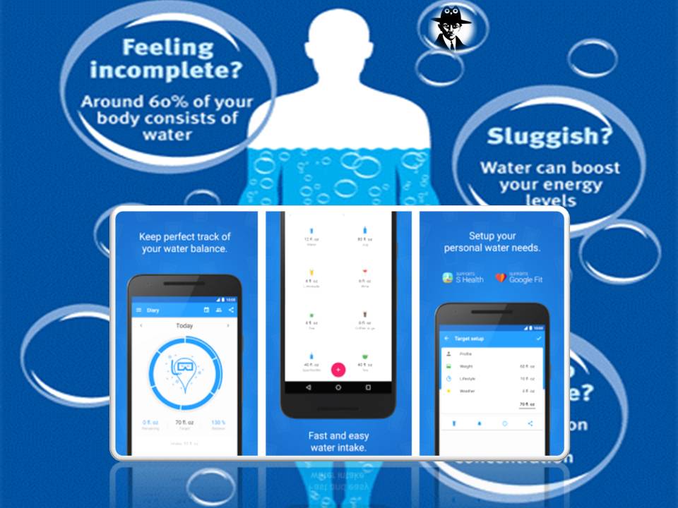 நாம எப்போ / எவ்வளவு தண்ணீர் குடிக்கணும் என்று நினைவூட்டும் ஆப்!