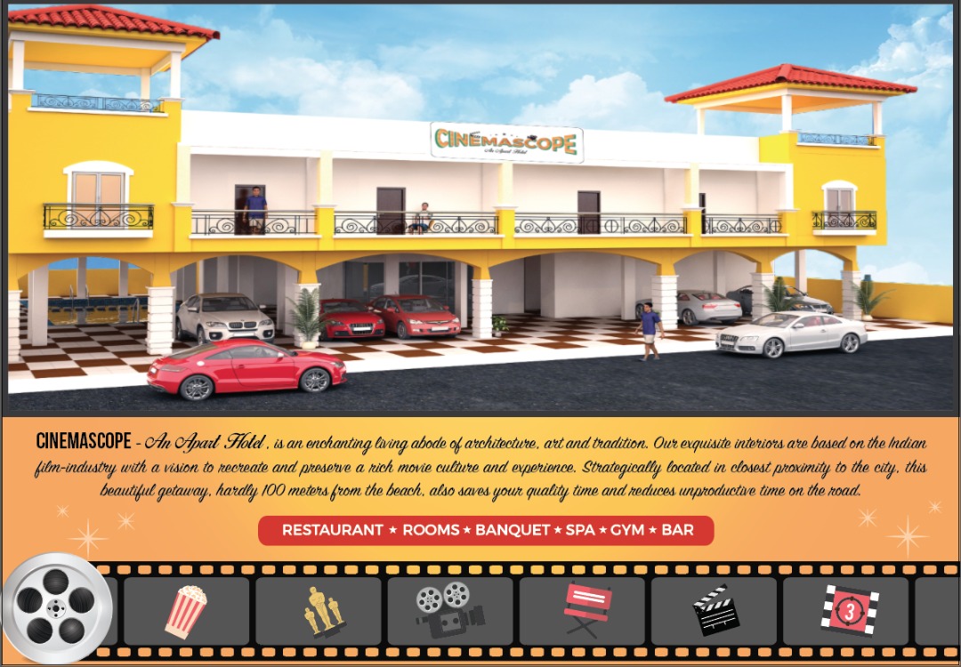 திரைக் கலைஞர்களுக்காகவே வடிவமைக்கப்பட்ட சினிமாஸ்கோப்  ஹோட்டல்!
