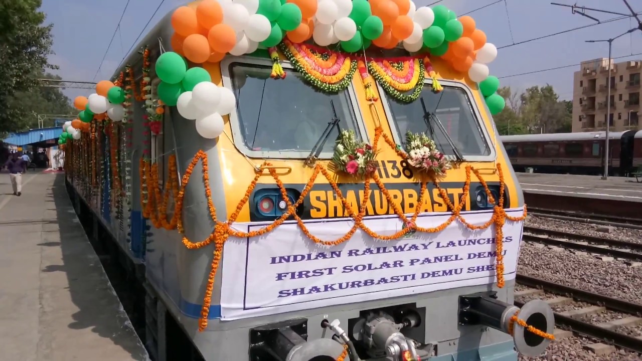 சென்னை ஐசிஎப்பில் தயாரான முதல் சோலார் ரயில் சேவையில் டெல்லியில் தொடங்கியது!~