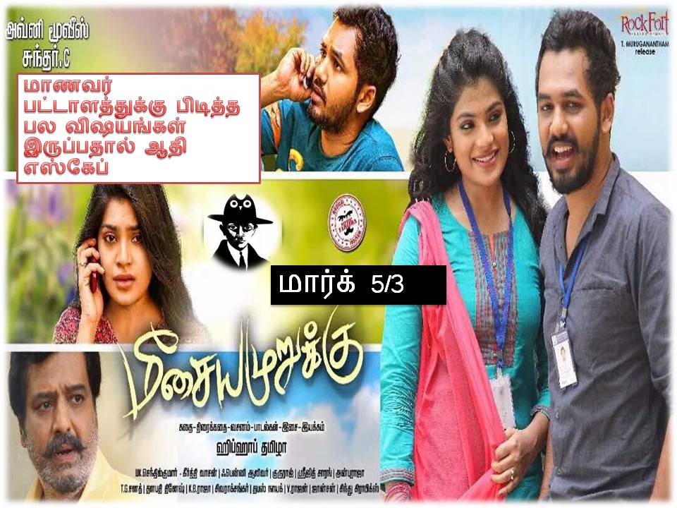 ஹிப் ஹாப் தமிழா ஆதி வழங்கிய ‘ மீசைய முறுக்கு’ – விமர்சனம்!