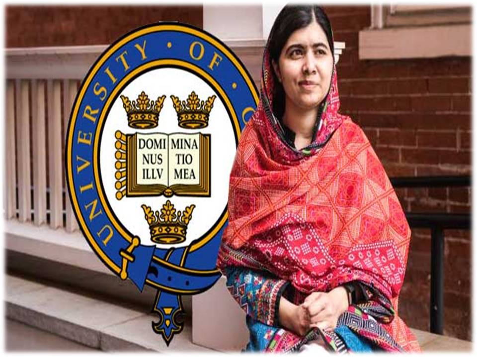 மலாலா -வுக்கு ஆக்ஸ்போர்டு யுனிவர்சிட்டியில் இடம் கிடைச்சுடுச்சு!