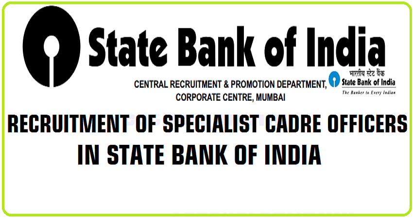 ஸ்டேட் பேங்க்-கில் ஸ்பெஷல் ஆபீசர் ஜாப் வேணுமா?