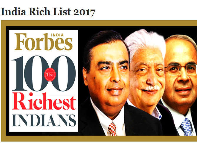 ரிச் மேன் – போர்ப்ஸ் பட்டியலில் முதலிடத்தை தக்க வைத்தார் முகேஷ் அம்பானி!
