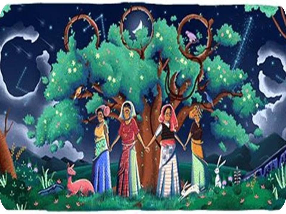 கூகுள் டூடுளில் இன்னிக்கு இடம் பெற்றுள்ள(து) சிப்கோ இயக்கம்!