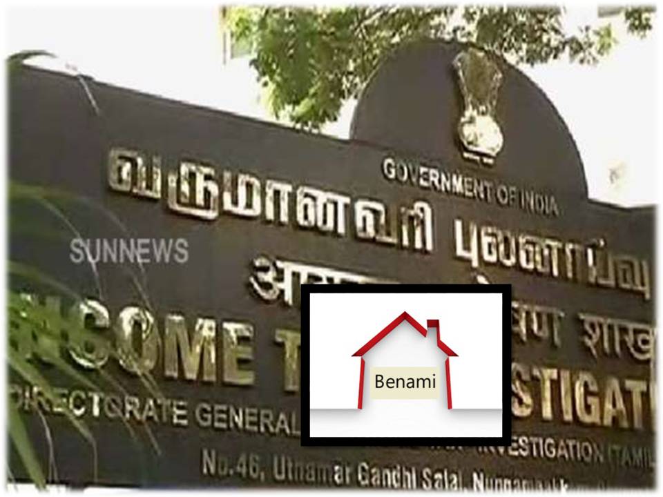 தமிழகத்தில் 6,630 கோடி ரூபாய் மதிப்புள்ள பினாமி சொத்துக்கள் பிடிப்பட்டது!