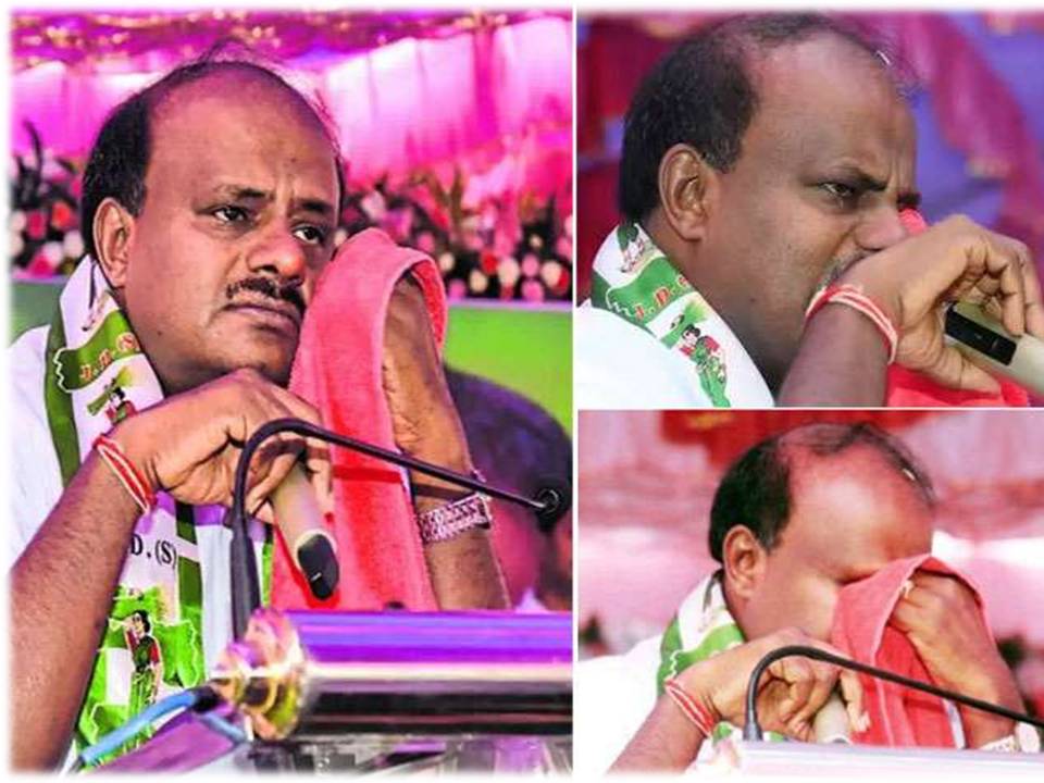 முதல்வர் பதவி என்பது முட்கள் நிறைந்த படுக்கை! – குமாரசாமி கண்ணீர்