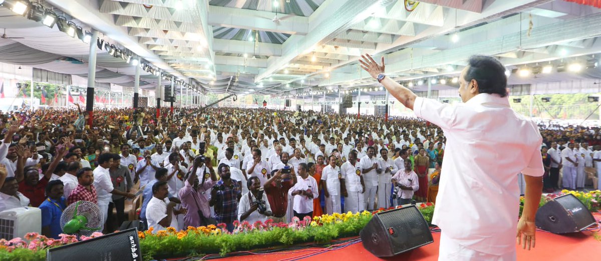 கலைஞர் மகன் சாதித்தான் என்று பெயர் வாங்க வேண்டும்! – மு.க.ஸ்டாலின் ஆசை!