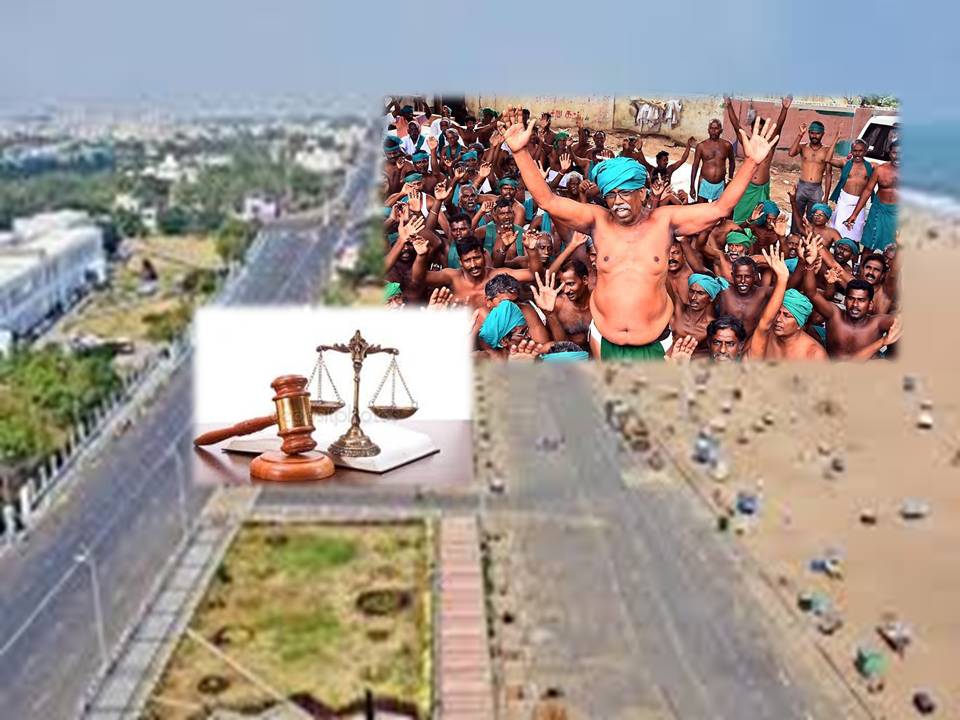 மெரினா கடற்கரையில் போராட்டம் நடத்த யாருக்கும் அனுமதி கிடையாது  சுப்ரீம் கோர்ட்!