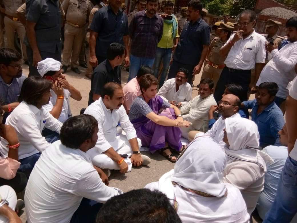 பிரியங்கா காந்தி கைது!