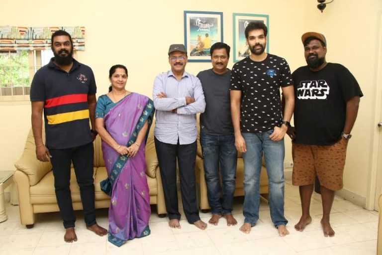 நடிகர் சத்யராஜ் தன் மகன் சிபியுடம் நடிக்கும் புதுப் படம் தொடக்கம்!