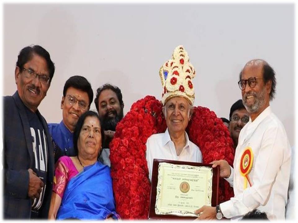 கலைஞானம் பாராட்டு விழாவில் ரஜினி பேசியது இதுதான் – வீடியோ!