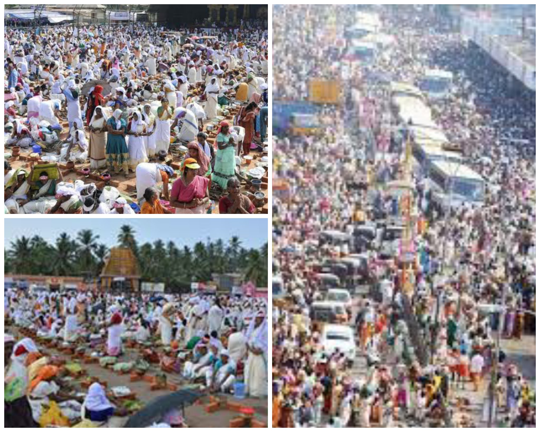 ஆற்றுக்கால் பொங்கல் வழிபாடு : கொரோனா எச்சரிக்கையையும் மீறிய கூட்டம் – வீடியோ!