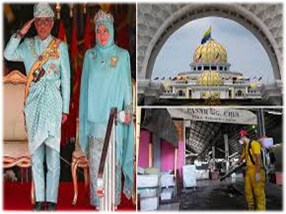 கொரொனா : தனிமைப்படுத்தப்பட்ட மலேசிய மன்னர் &, ராணி!