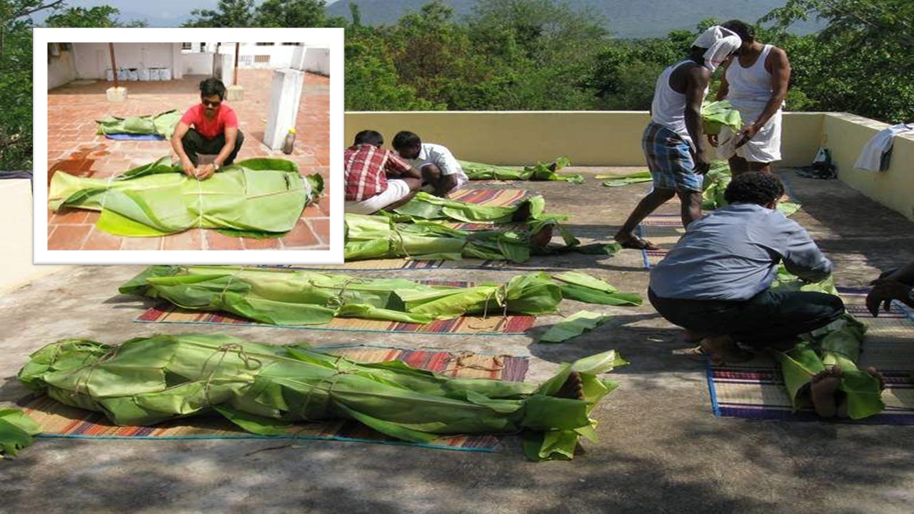 போகப் போகும் உயிரைக்கூட திரும்ப மீட்டுத் தரும் வாழை இலைக் குளியல்!