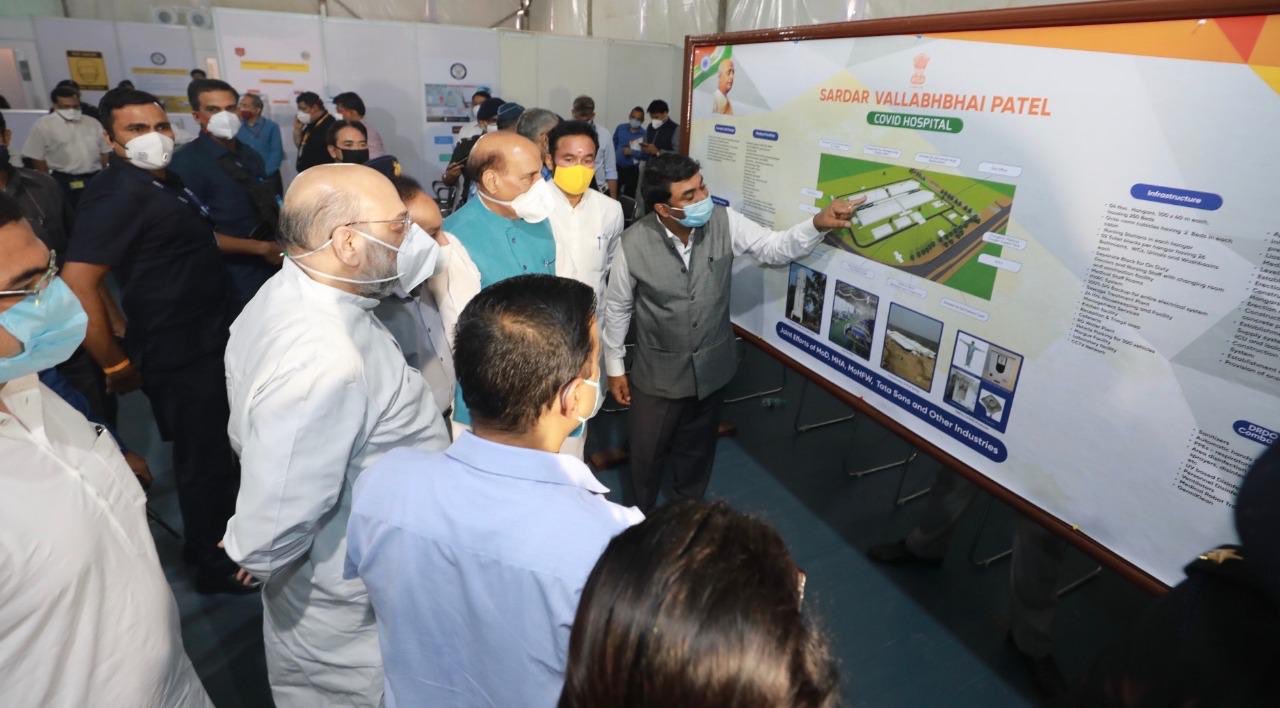 டெல்லியில் 10 ஆயிரம் படுக்கைகளுடன் கூடிய கொரோனா சிகிச்சை மையம்!