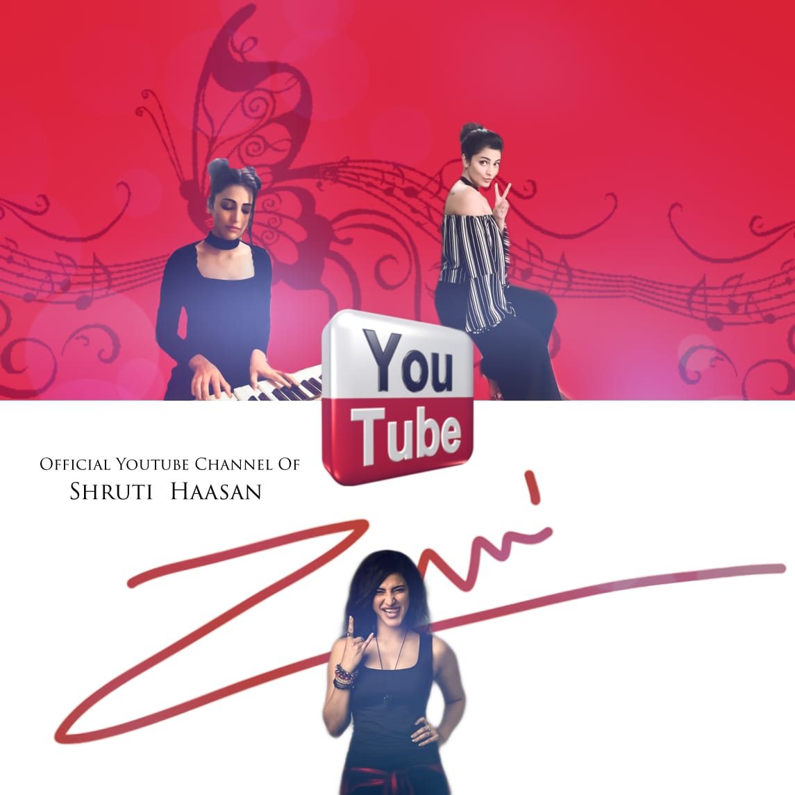 ஸ்ருதி ஹாசனும் யூ ட்யூப் சேனலில் துண்டு போட்டாச்சு!