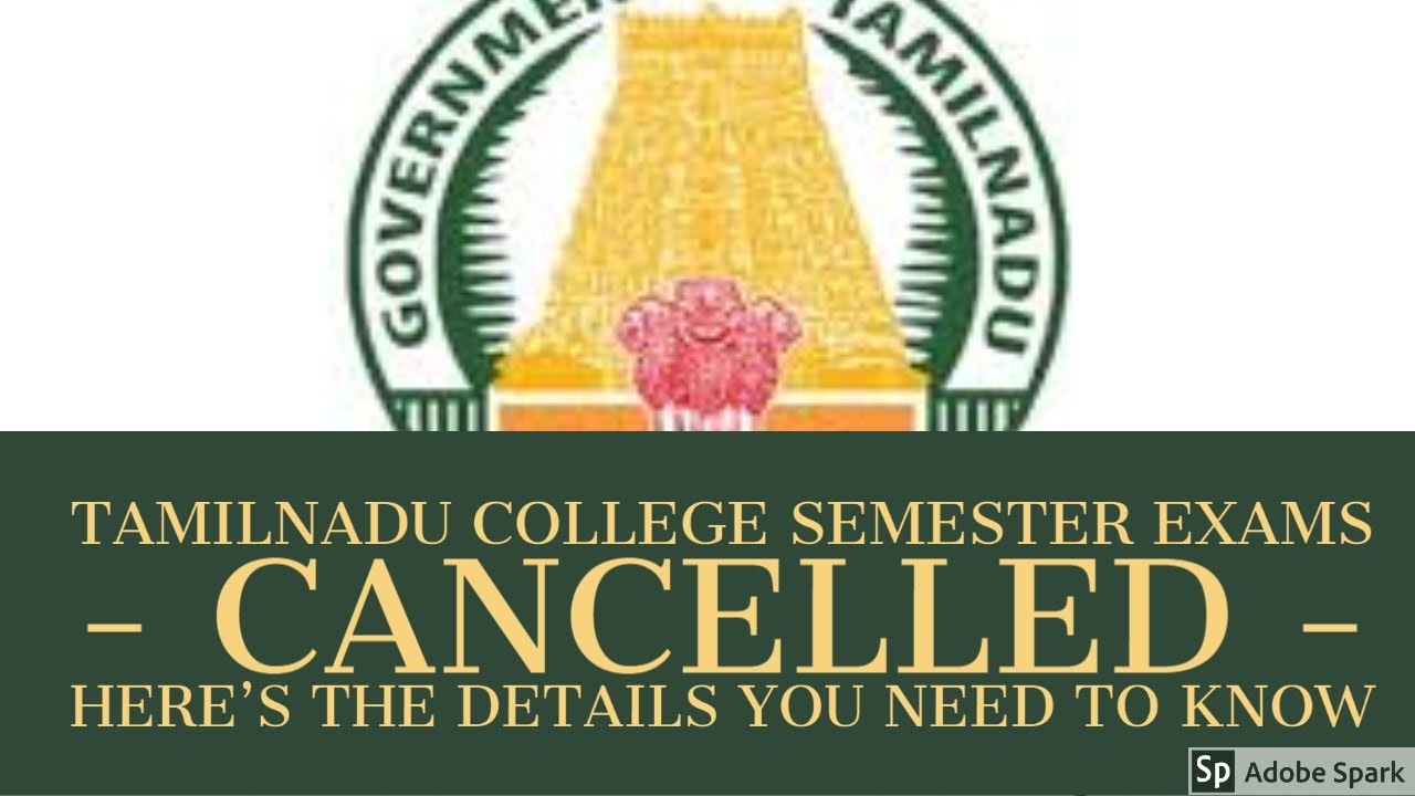 கலை, அறிவியல் & பொறியியல் கல்லூரியில் செமஸ்டர் தேர்வு ரத்து: முதல்வர் பழனிசாமி உத்தரவு
