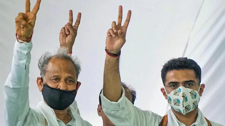 ராஜஸ்தான் நம்பிக்கை வாக்கெடுப்பு :அசோக் கெலாட் அரசு வெற்றி!