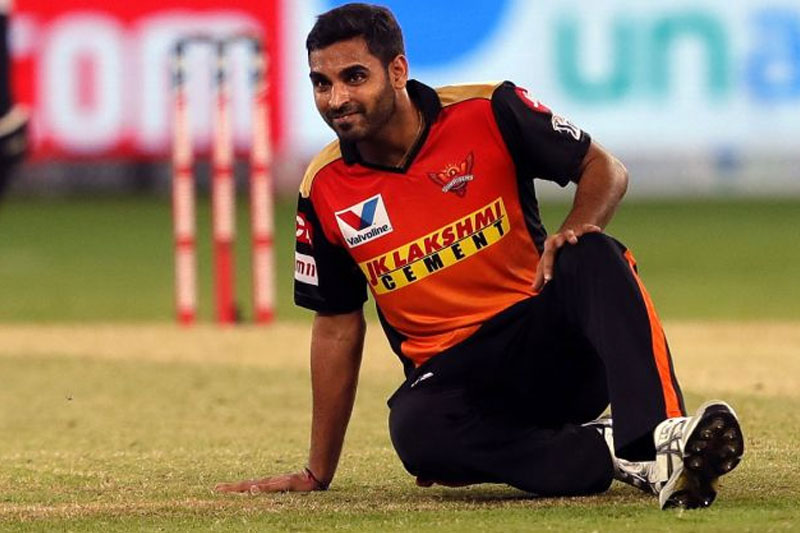 ஹைதராபாத் அணி வீரர் புவனேஷ்வர் குமார் போட்டியில் இருந்து விலகல்!