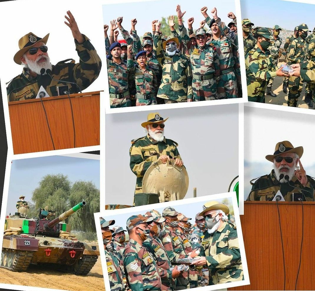 ராணுவ வீரர்களை கவுரவப்படுத்த வீடுகளில் விளக்கு ஏற்றலாமே!0 பிரதமர் மோடி!