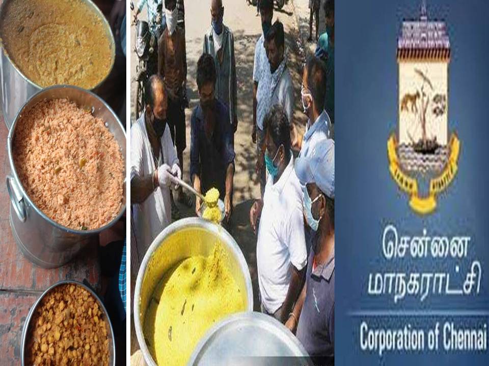சென்னை ; குடிசை வாழ் மக்களுக்கு 3 வேளையும் இலவச உணவு!