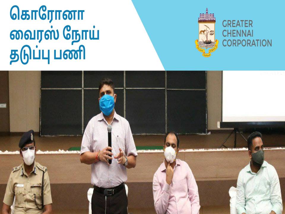 கொரோனா தொற்று பரவ 80 லட்சம் வழிகள்!- சென்னை மாநகராட்சி ஆணையர்
