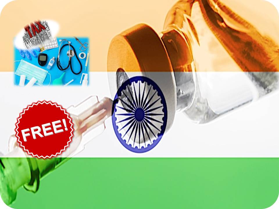 தடுப்பூசிகள் இலவசம் : மருத்துவ உபகரண கலால் வரி ரத்து!