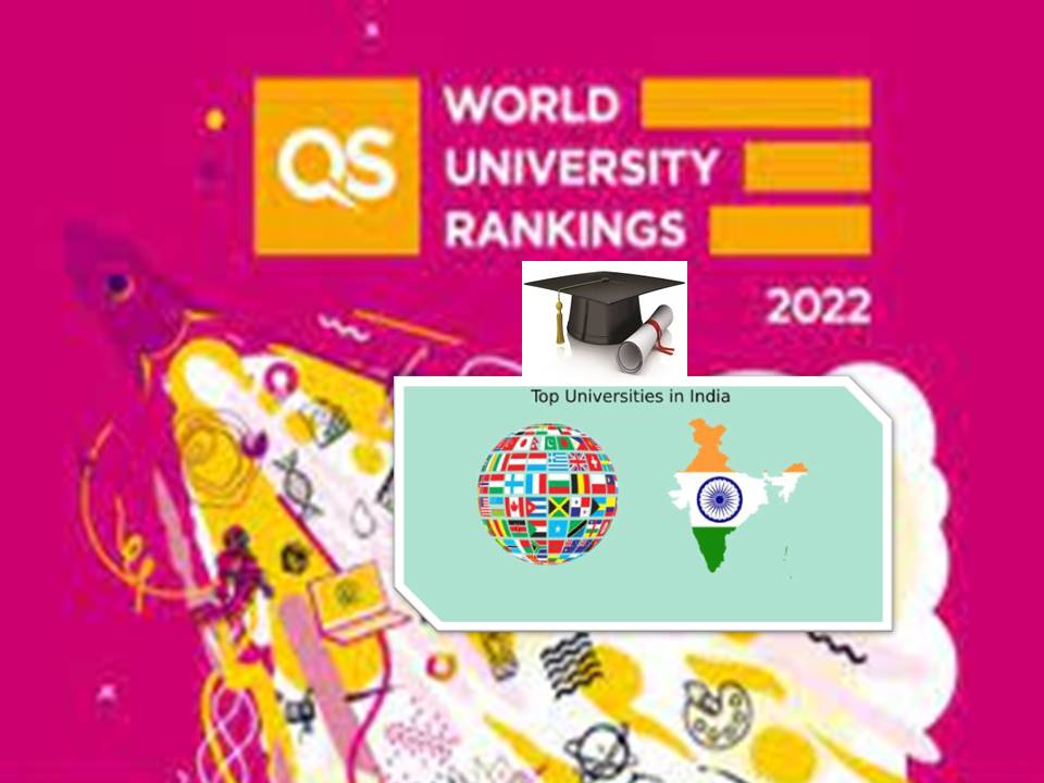 QS உலக பல்கலைக்கழக தரவரிசை 2022 பட்டியலில் எட்டு இந்திய பல்கலைகழகங்கள்!