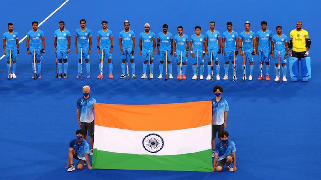 இந்திய ஹாக்கி அணி : ஒலிம்பிக்கில் 41 ஆண்டுகளுக்குப் பிறகு பதக்கம் வென்று  சாதனை!- வீடியோ!