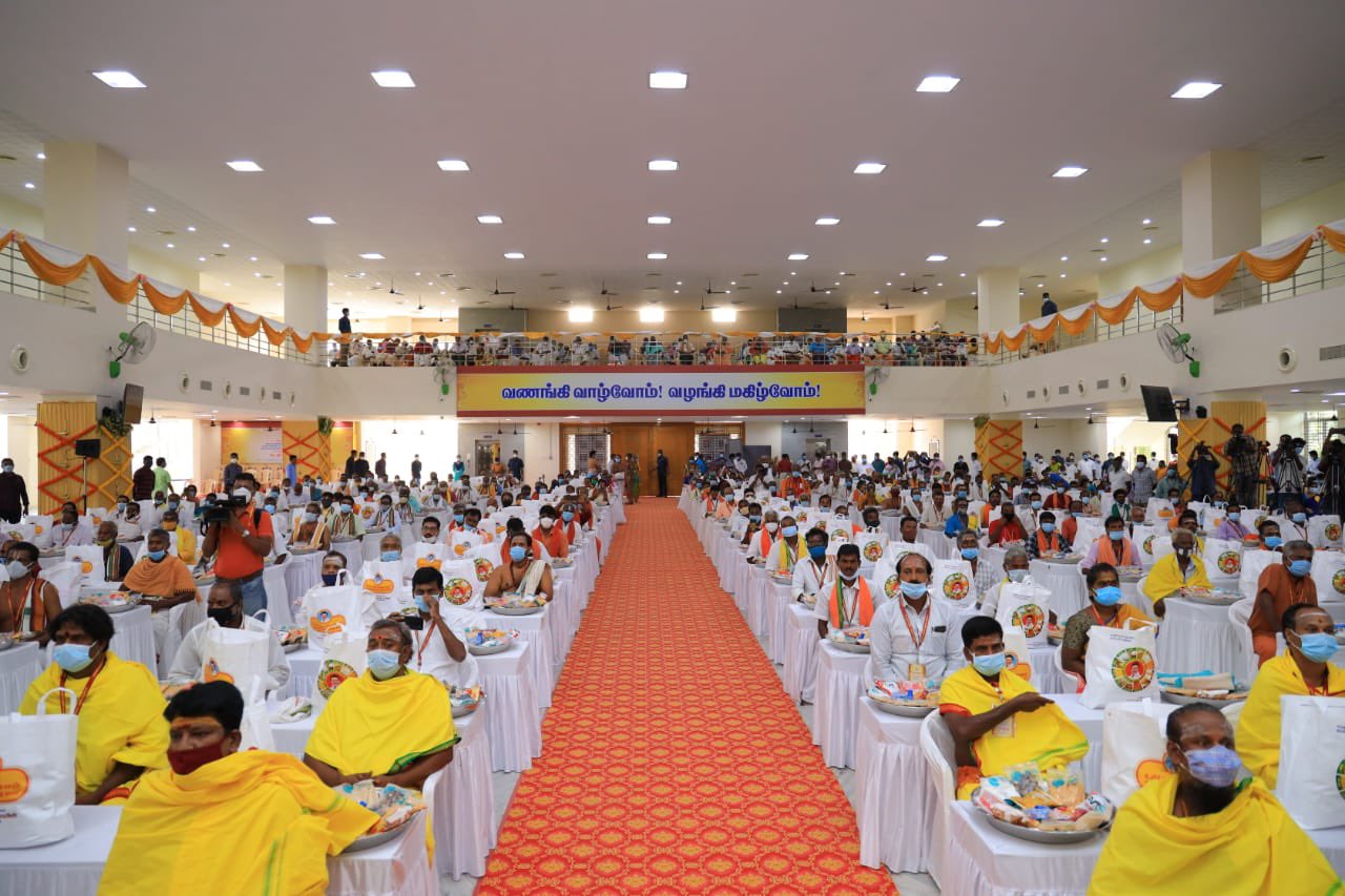 அர்ச்சகர்கள், பட்டாச்சாரியார்கள், பூசாரிகளுக்கு மாத ஊக்கத்தொகை : முதல்வர் தொடங்கி வைத்தார்!