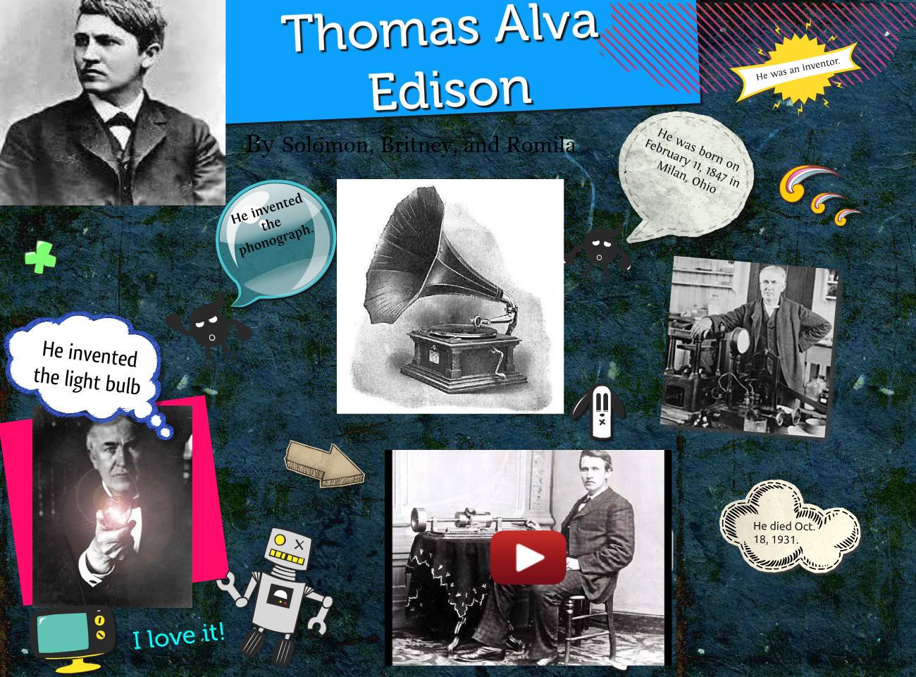 தாமஸ் ஆல்வா எடிசன் நினைவு தினம்…!!