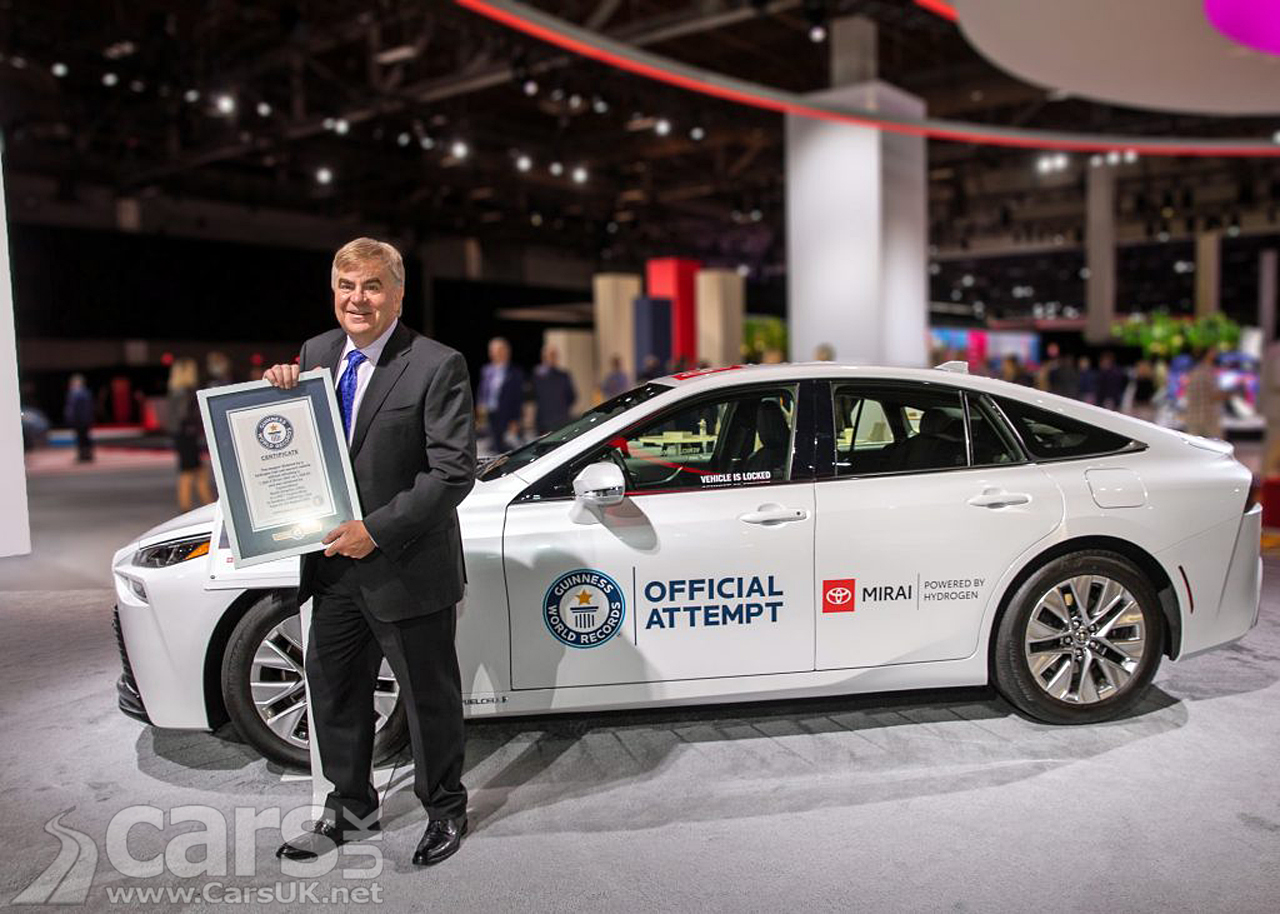 டொயோட்டாவின் மிராய் கின்னஸ் சாதனை!