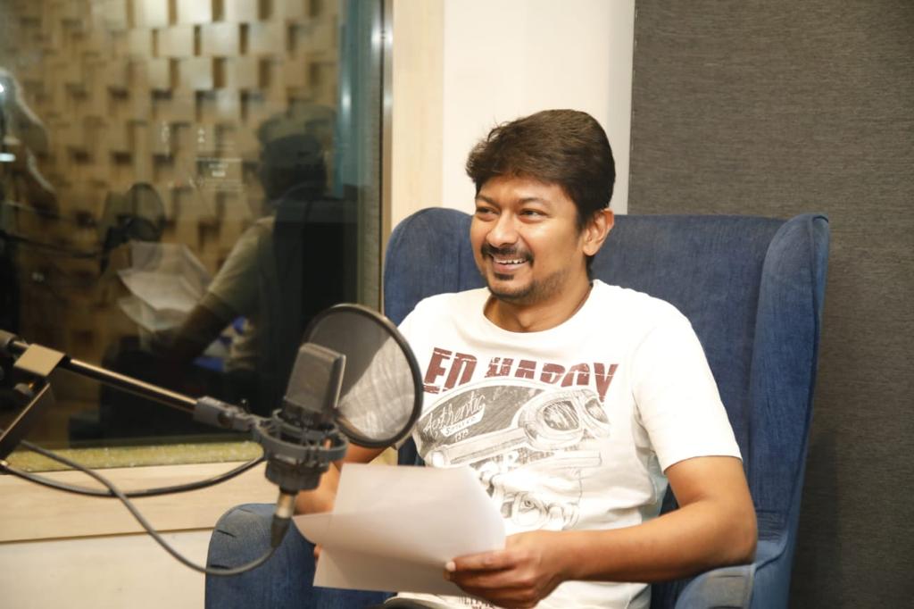 உதயநிதி போலீஸ் ஆபீசராக நடிக்கும் ‘நெஞ்சுக்கு நீதி’ டப்பிங் ஆரம்பிச்சாச்சு!