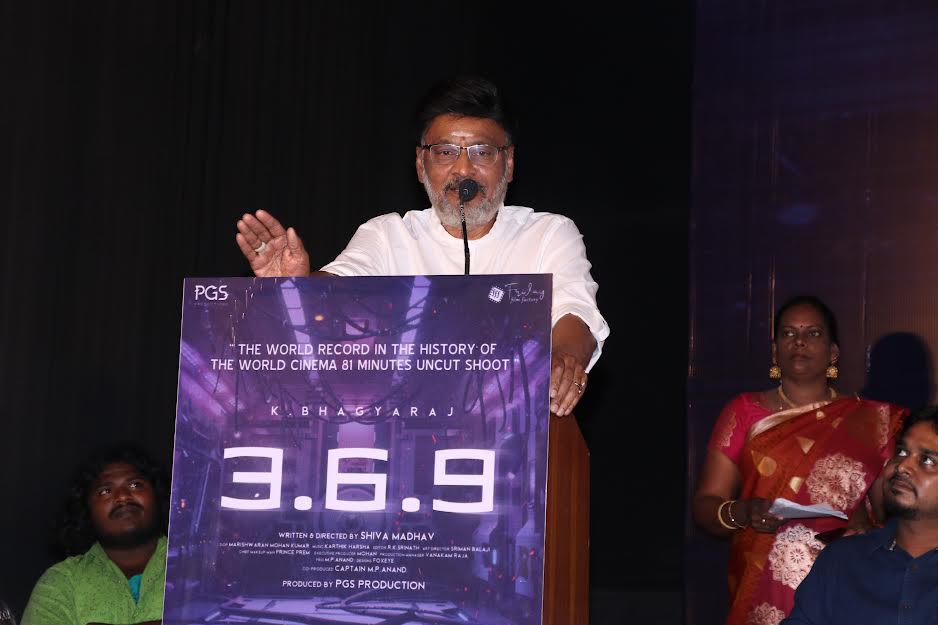 படத்தில் ஸ்கீரினில் வர்றவன் தான் ஹீரோவா? – 3.6.9. பட விழாவில் பாக்யராஜ் அப்செட்!