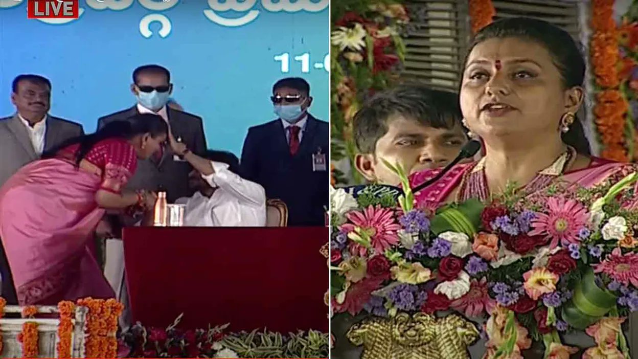 ஆந்திராவில் நடிகை ரோஜா உட்பட 25 பேர் புதிய அமைச்சர்களாக பதவியேற்பு!- வீடியோ
