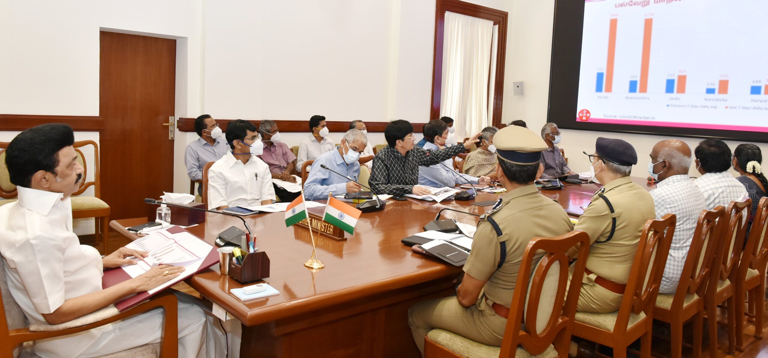 தடுப்பூசி ஒன்றே கொரோனாவை வெல்லும் ஆயுதம்!- முதல்வர் தகவல்!