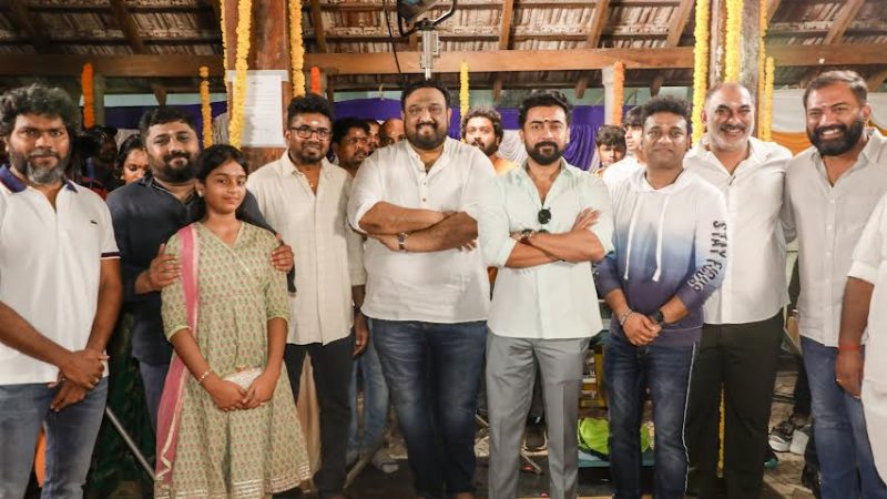 “சூர்யா 42″படத்தின் படப்பிடிப்பு  பூஜையுடன்  இனிதே துவங்கியது!!