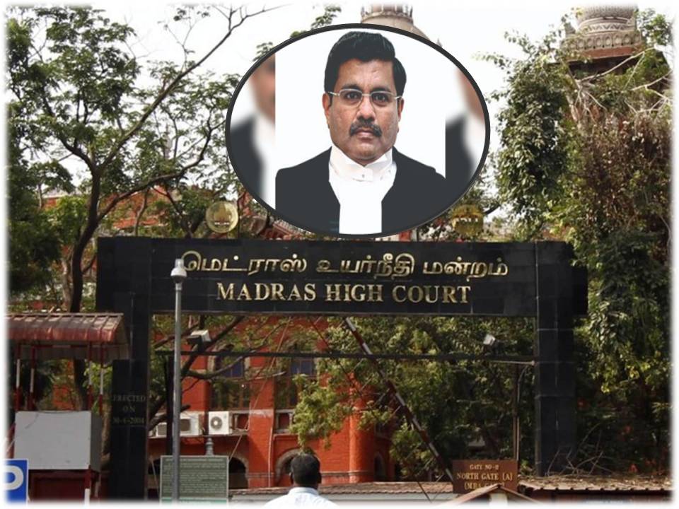 சென்னை ஐகோர்ட் சென்னை தலைமை நீதிபதியாக எம்.துரைசாமி நியமனம்!