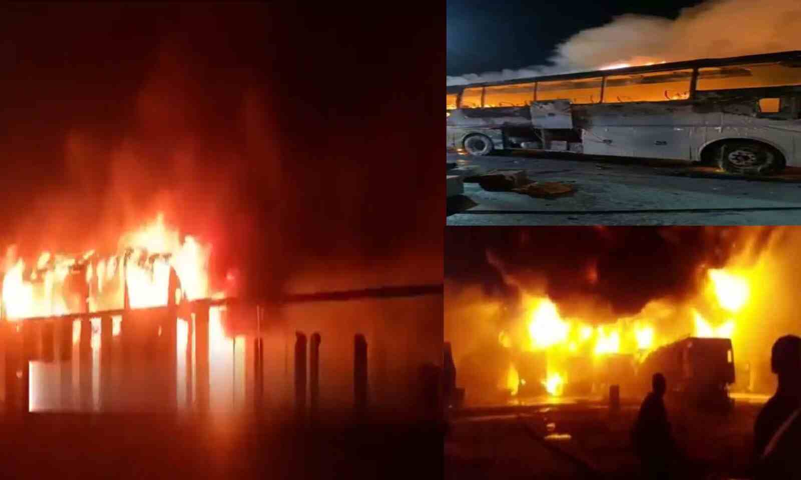 ஓடிய பஸ்ஸில் தீ: குழந்தைகள் உள்பட 18பேர் பலி – பாகிஸ்தானில் அதிர்ச்சி சம்பவ வீடியோ!