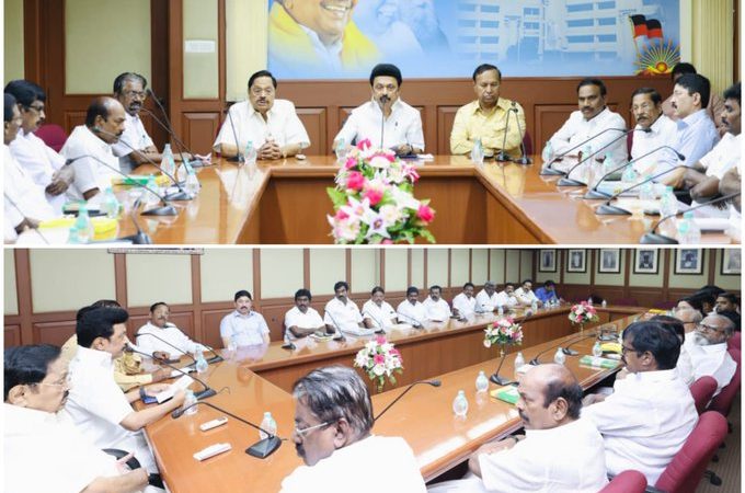 பாராளுமன்றத்தில் கேள்வி எழுப்ப DMK MP-க்களுக்கு முதல்வர் கொடுத்த உத்தரவு!