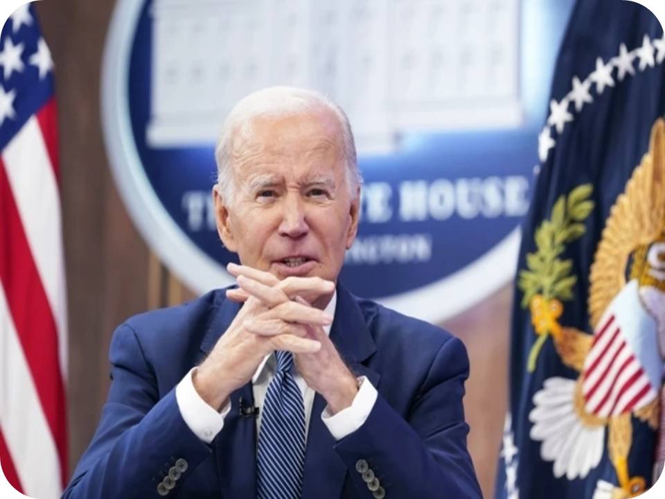 வங்கிகள் திவால் & நெருக்கடி:  தற்போது கட்டுக்குள் இருக்கிறது – அமெரிக்க அதிபர் ஜோ பைடன் பேட்டி.