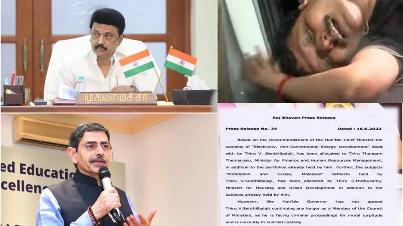 செந்தில் பாலாஜி- இலாகா இல்லாத அமைச்சரா? அஸ்ஸூக்கு புஸ்சூக்கு- கவர்னர் ரியாக்ட்!